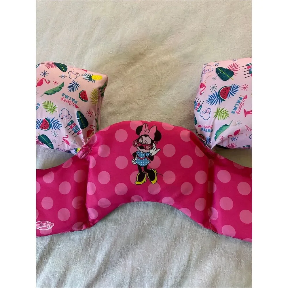 Swimways Minnie Mouse Disney Swim Trainer Life Jacket CHILD SZ 33